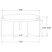 Lansing - 2 Piece Coffee And End Table Set - Black Furniture Max