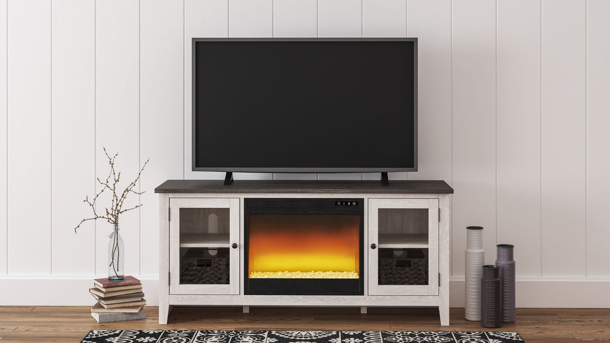 Dorrinson - TV Stand With Fireplace Insert Signature Design by Ashley®