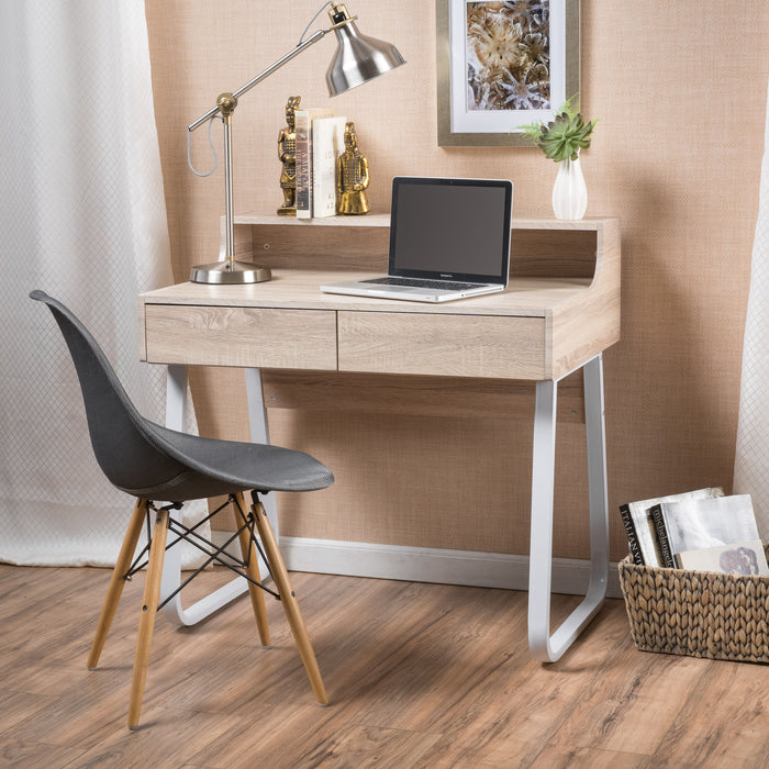 Office Computer Desk - Oak
