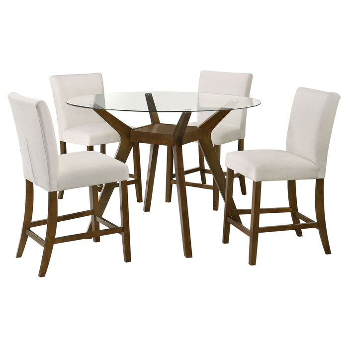 Flynn - 5 Piece Counter Height Dining Set Furniture Max