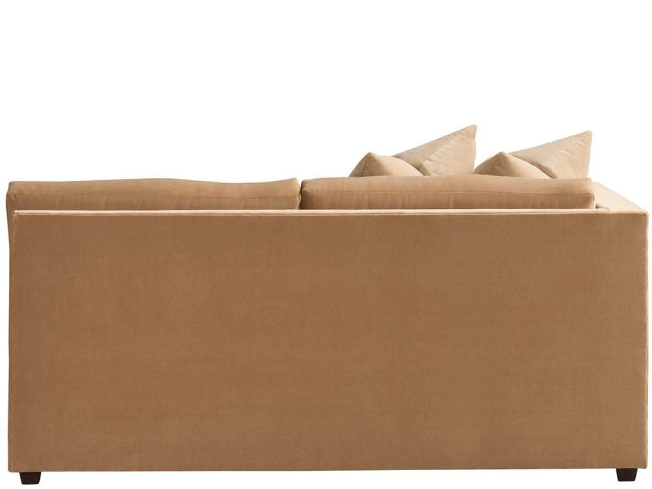 Ally - One Arm Loveseat LAF, Special Order - Light Brown