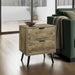 Accent Table With Storage Drawers - Brown 8th Street