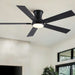 Low Profile Flush Mount Intergrated LED Ceiling Fan With Light And Reversible Quiet Motor Daily Nest