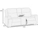 Modern Manual Motion Living Room Set With Hidden Cup Holders Home Essentials