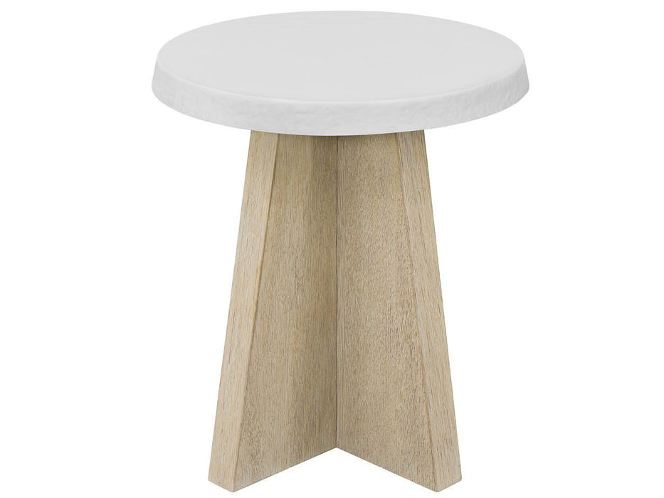 Oasis - Dockside Accent Table - White / Beige