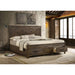 Greely - Eastern King Storage Bed - Brown Furniture Max