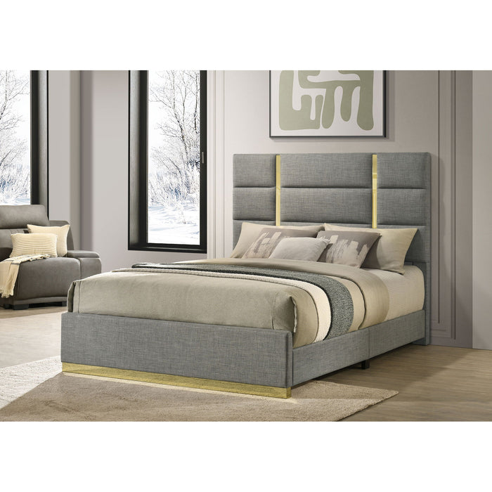 Lauryn - Upholstered Panel Bed Furniture Max