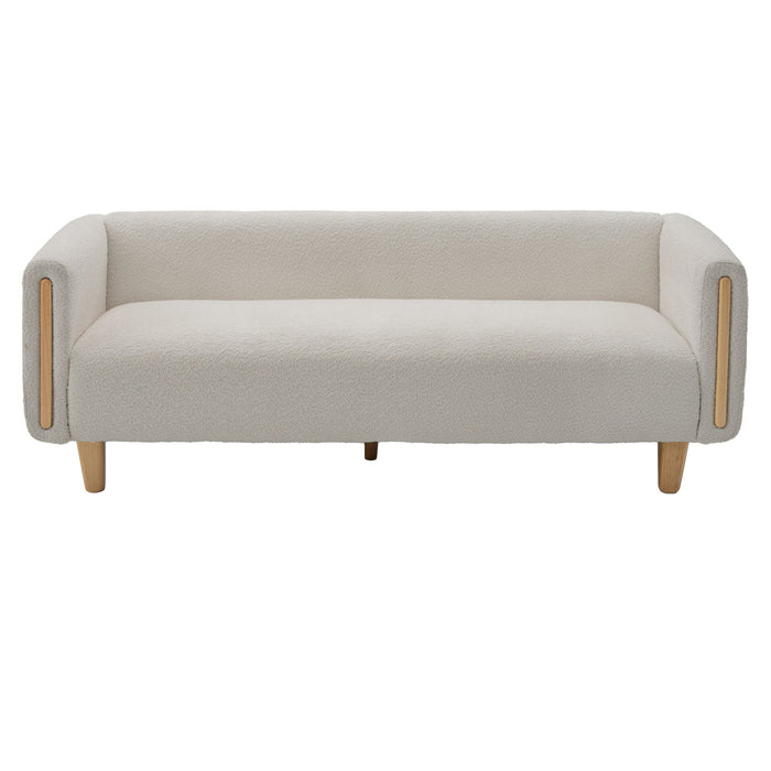 3 Seater Sofa For Living Room - Oatmeal Noble House