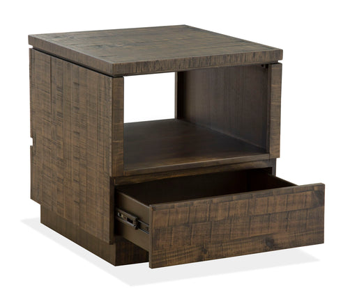 Baisden - Rectangular End Table - Tobacco Magnussen Furniture