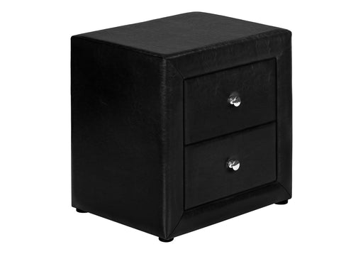 Nightstand, Storage Drawer Versatile Use, Upholstered, Transitional 8th Street