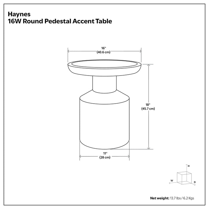 Haynes - Handcrafted Wooden Accent Table Simpli-Home