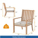 Patio Dining Chairs With Thick Cushions Home Essentials