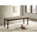 Kavita - Upholstered Dining Bench - Charcoal Furniture Max