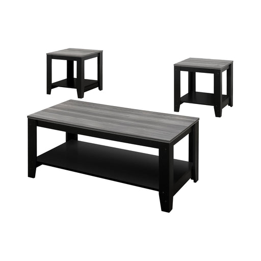 Table Set, Coffee, End, Side, Accent For Living Room Transitional (Set of 3) - Black 8th Street
