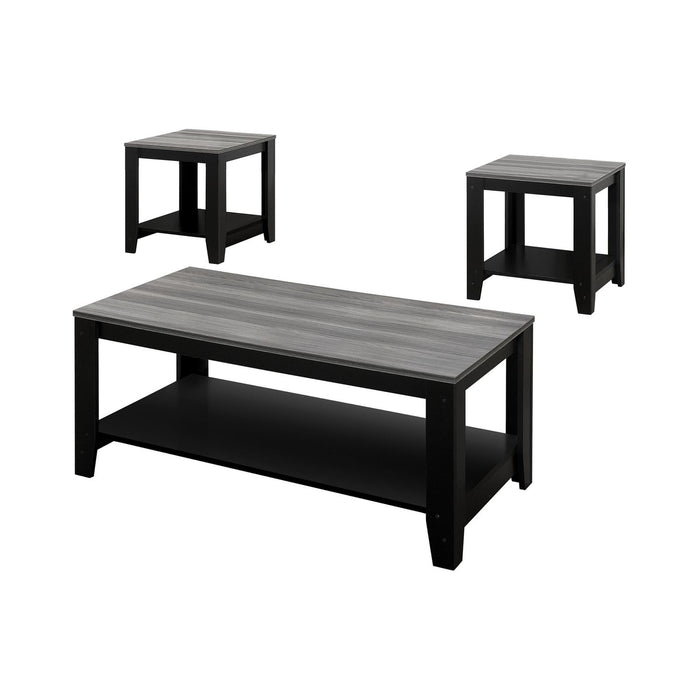 Table Set, Coffee, End, Side, Accent For Living Room Transitional (Set of 3) - Black 8th Street