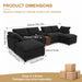 Modular Cloud Couch With Storage Console Home Essentials
