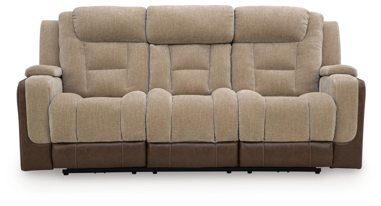 Mixed Motion - Power Reclining Sofa With Adjustable Headrest Signature Design by Ashley®