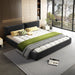 Cloud Bed Frame With Oversized Padded Movable Headboard Home Essentials