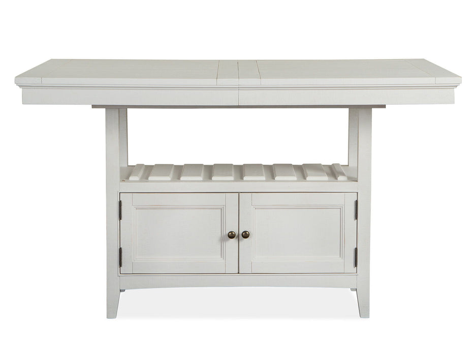Heron Cove - Counter Table - Chalk White Magnussen Furniture