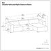 Rex - Handcrafted Sectional Sofa Simpli-Home