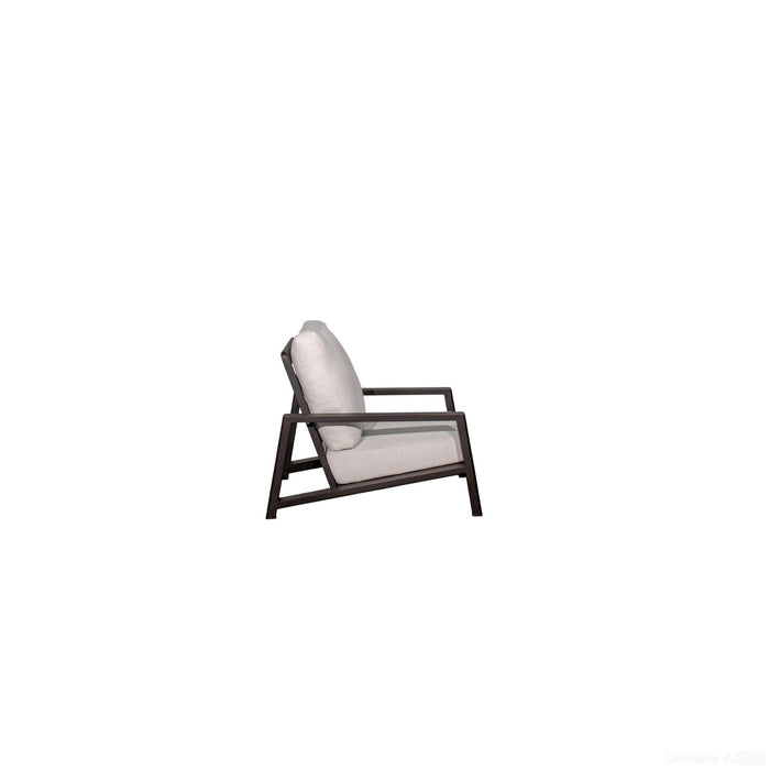 Verona - Seating Lounge Chair (Set of 2) - Dark Espresso / Gray / Off White Home Essentials