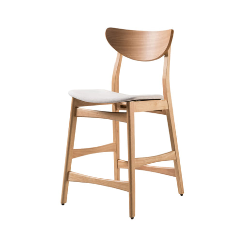 Retro Modern Counter Height Chair Set With Cushioned Seats Noble House