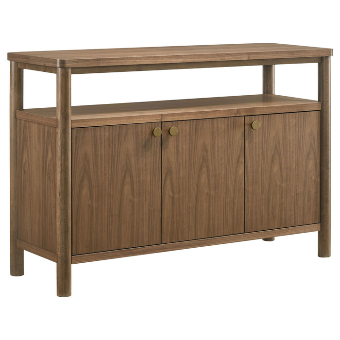 Graham - Sideboard With Open Shelf - Walnut Furniture Max