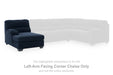 SimpleJoy - LAF Corner Chaise - Navy Signature Design by Ashley®