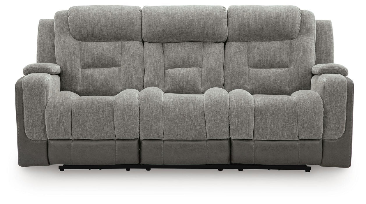 Mixed Motion - Power Reclining Sofa With Adjustable Headrest Signature Design by Ashley®