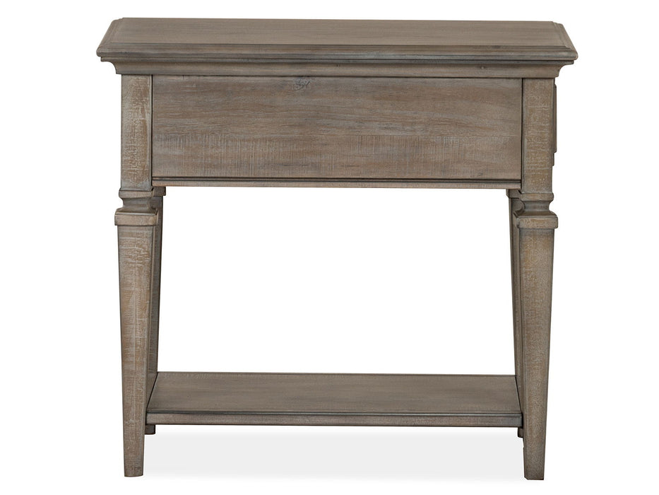 Lancaster - Rectangular End Table - Dove Tail Gray Magnussen Furniture