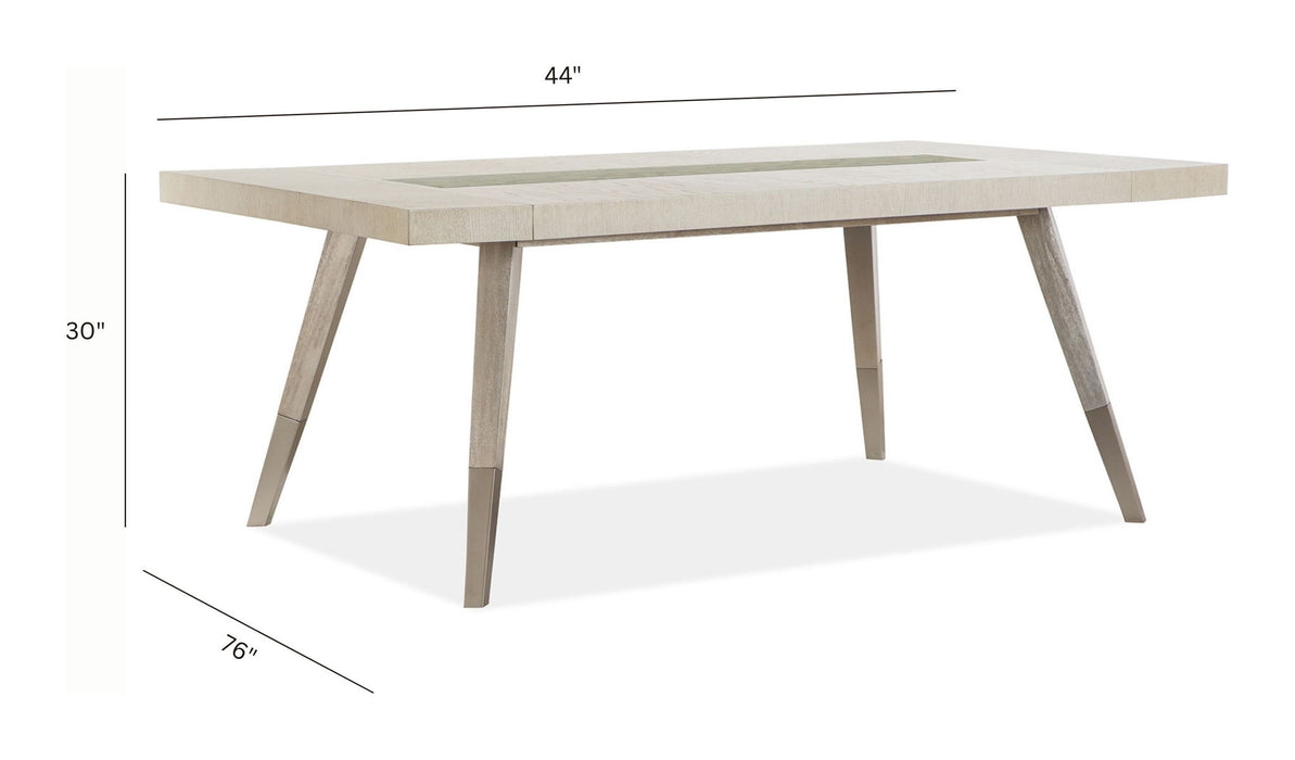 Lenox - Rectangular Dining Table - Warm Silver Magnussen Furniture