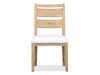 Somerset - Dining Side Chair With Upholstered Seat (Set of 2) - Butternut and Omari Natural Magnussen Furniture