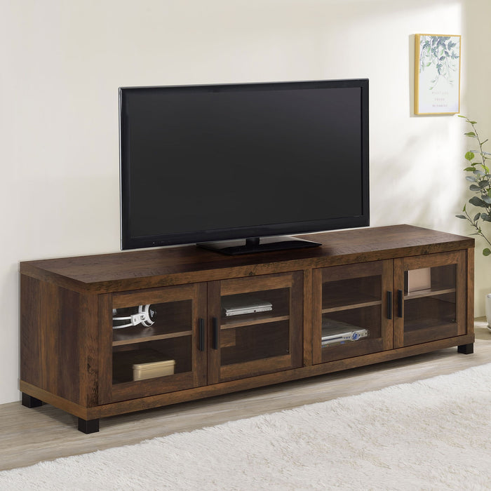 Heron - 4 Door TV Stand With Adjustable Shelving Furniture Max
