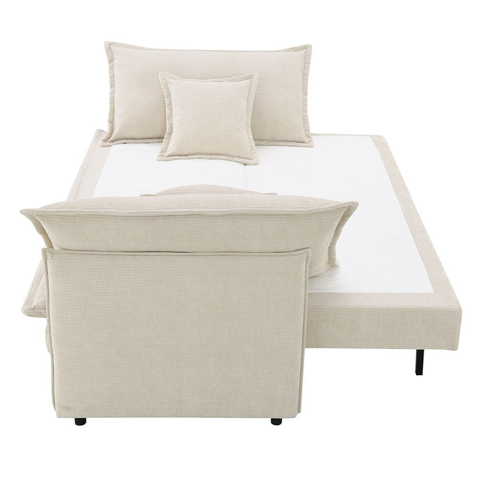 Elisea - Sofa With Sleeper - Beige Fabirc ACME