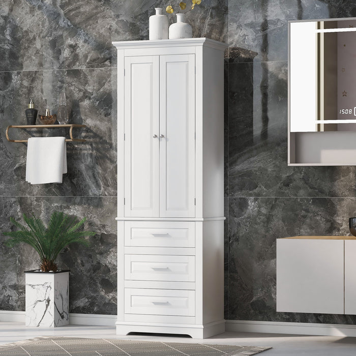 Storage Cabinet With 3 Drawers For Bathroom Hearth and Haven