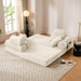 Convertible Sleeper Sofa With & Side Storage Pocket, Foldable Upholstered Couch For Living Room Home Essentials