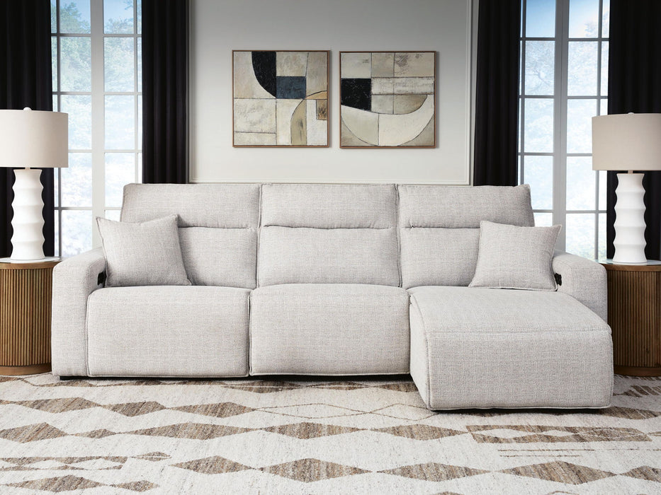 Modmax II - Reclining Sectional - Stone Signature Design by Ashley®