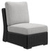 Beachcroft - 5-Piece Outdoor Sectional - Black / Light Gray Signature Design by Ashley®