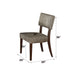 Drake - Side Chair (Set of 2) - Gray Fabric & Espresso ACME