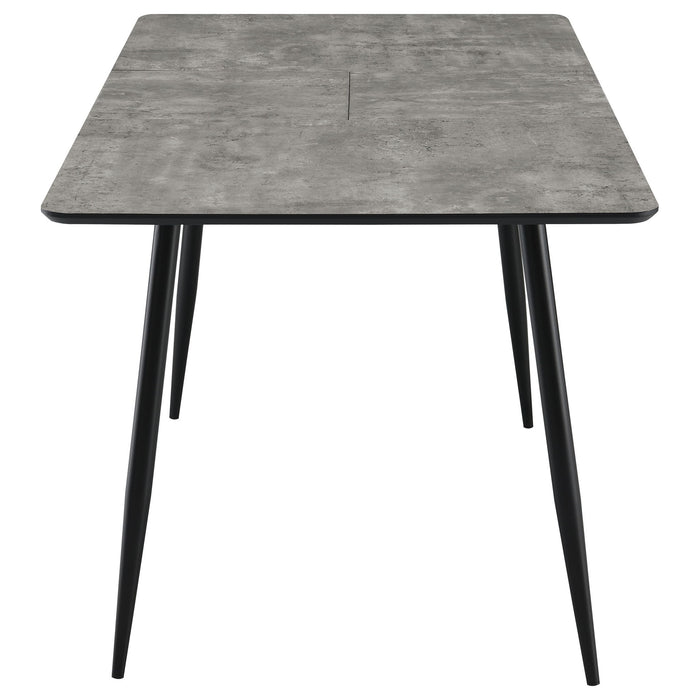 Grant - Extension Dining Table With Butterfly Leaf - Gray Furniture Max