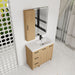Freestanding Bathroom Vanity Set With Tall Linen Cabinet, 3 Drawers And Large Storage, Single Sink Home Essentials