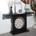 Console Table With Circular Art Decor For Living Room - Multi Home Essentials