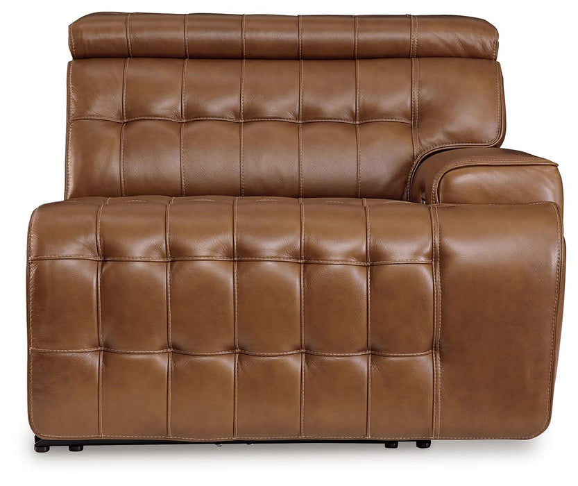Temmpton - Raf Zero Wall Power Recliner - Chocolate Signature Design by Ashley®