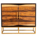 Denali - 2 Door Accent Cabinet With Variegated Grain Doors And Soft Base - Walnut Furniture Max