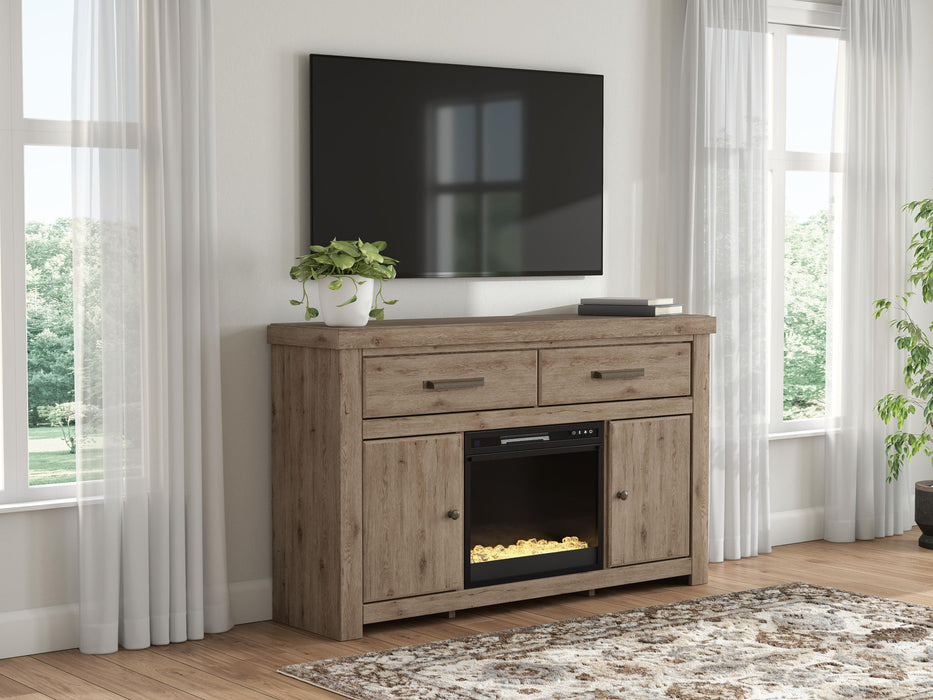 Garistyn - TV Stand With Fireplace Option Signature Design by Ashley®