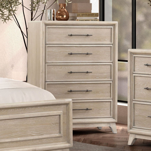 1 Piece Chest With Handles, Angled Legs, Ball Bearing Glides - Oak Home Essentials