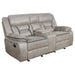 Brazelton - Glider Loveseat With Console Furniture Max