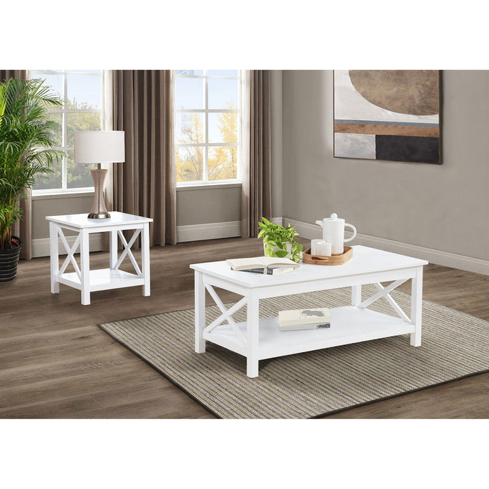 Slater - Table Set With X-Frame Design Furniture Max