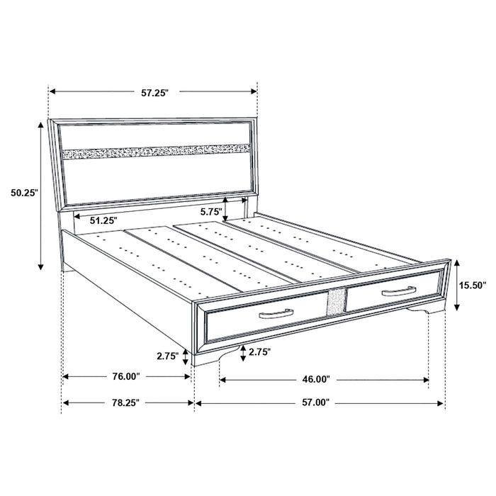 Annie - 4 Piece Bedroom Set Furniture Max