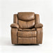 Rocker Recliner Chair With Manual Recline And 360° Swivel Base Home Essentials